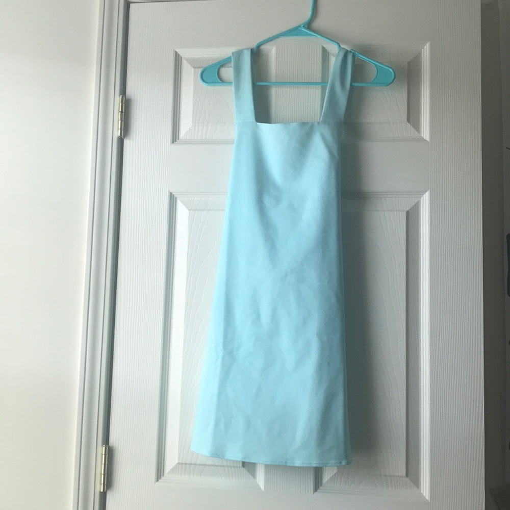 Baby blue cross back Tobi dress